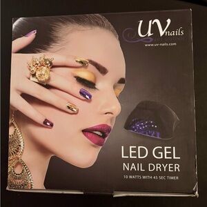 LED Gel Nail Dryer - Black, NIB